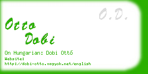 otto dobi business card
